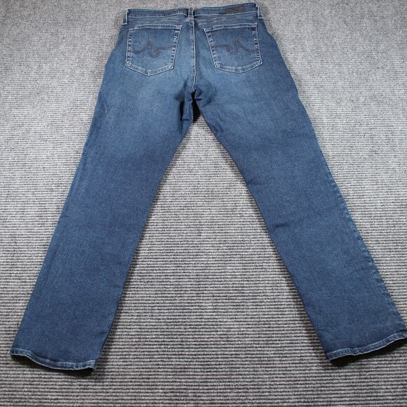 AG Adriano Goldschmied Jeans Womens 31 Blue Mari High Rise Straight - Picture 7 of 11